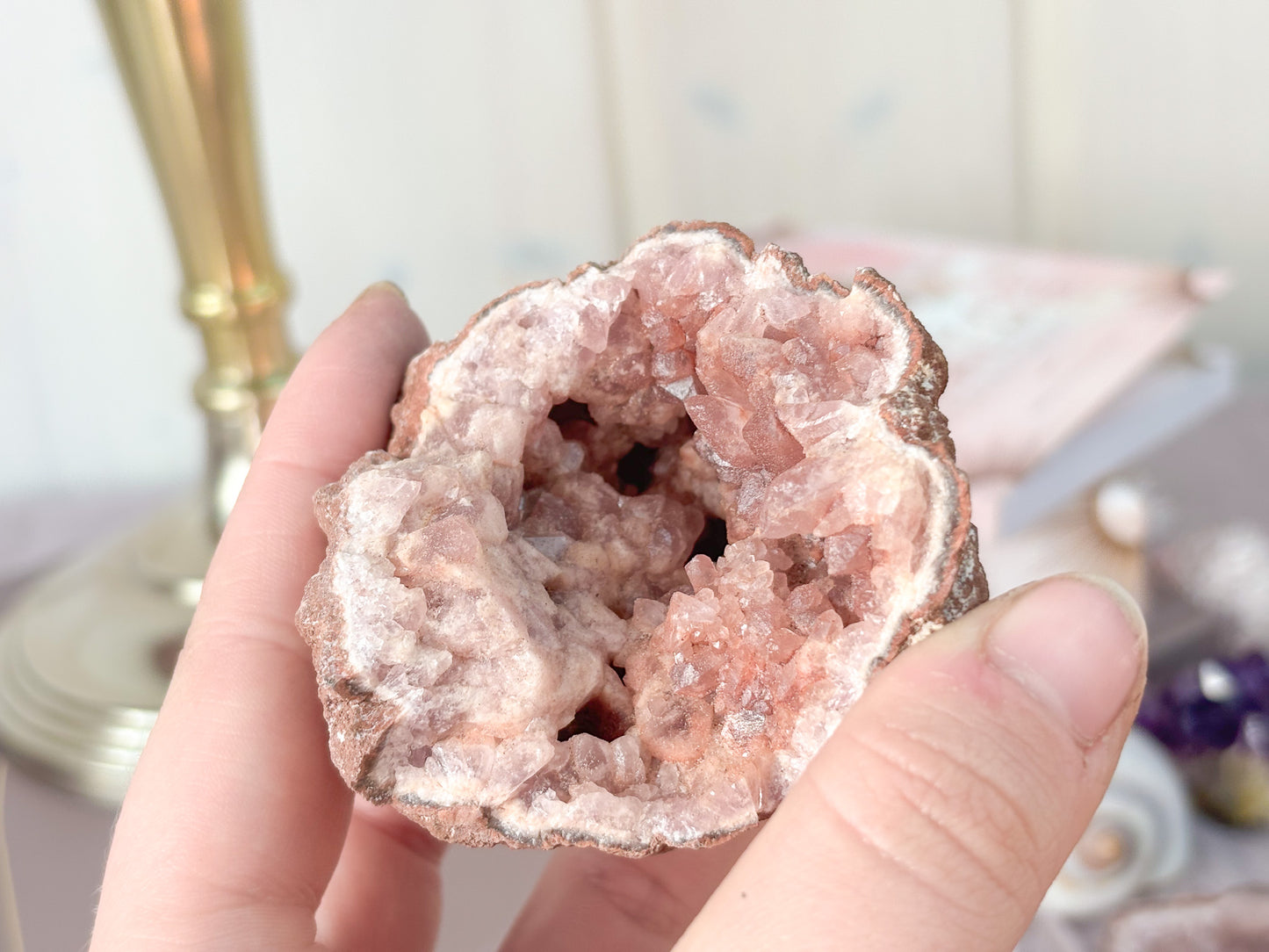 Pink Amethyst Geoden
