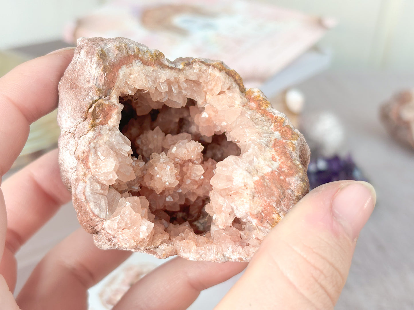 Pink Amethyst Geoden