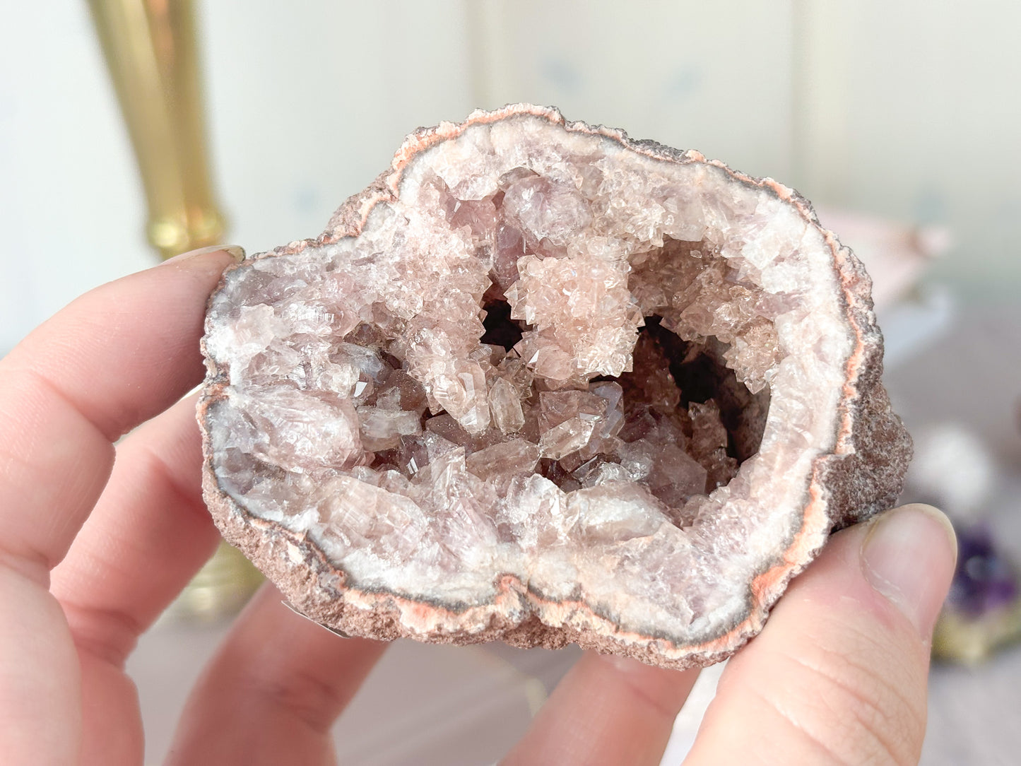 Pink Amethyst Geoden
